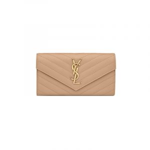 Ysl Monogram Large Flap Wallet