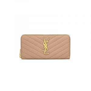 Ysl Monogram Zip Around Wallet