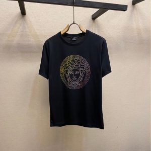 Medusa new diamond T-shirt - L, Black