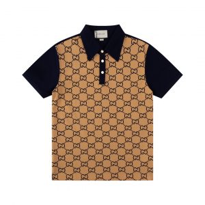 Classic retro all over print polo shirt