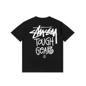 Screen printed short sleeve T-shirt - L, Black