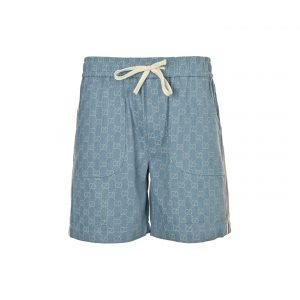 Printed ribbon shorts - M