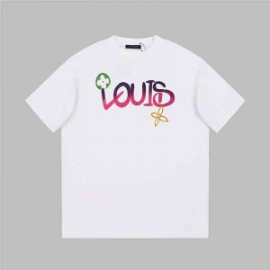 Gradual Change Print T-shirt - White, L