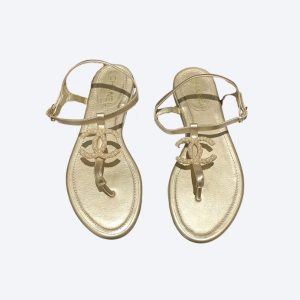 Chanel Logo Embroidered Shearling Cream Slides - 38 Eu 7 Us 24 5 Cm 9 46 In