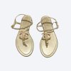 Chanel Logo Embroidered Shearling Cream Slides