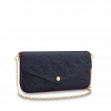 Louis Vuitton Felicie Pochette Navy Blue M64099