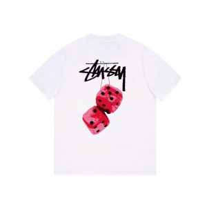 Dice print T-shirt - XXL, White