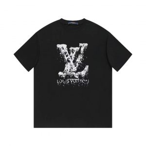 New Gradient Letter T-shirt - XL, Black