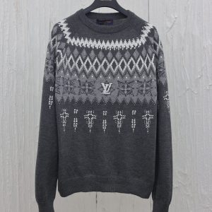 Beaded Cotton Sweater - XL