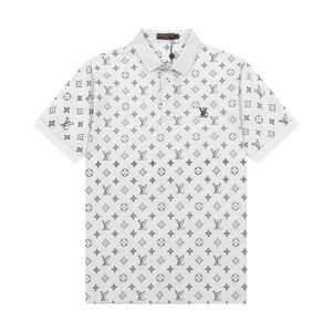 New high-quality lapel polo shirt - White, M