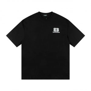 Lettering embroidered T-shirt