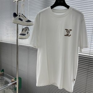 Brushed Roman Cotton Crew Neck Short Sleeve T-Shirt