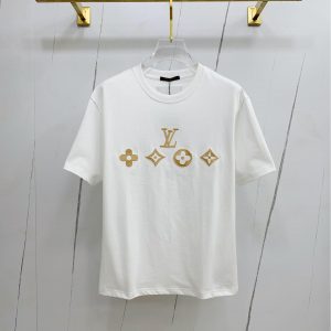 embroidered pattern cotton T-shirt