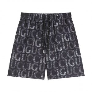 Full printing casual beach shorts - Black, S