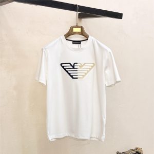 High-end custom casual short-sleeved T-shirt - White, XL