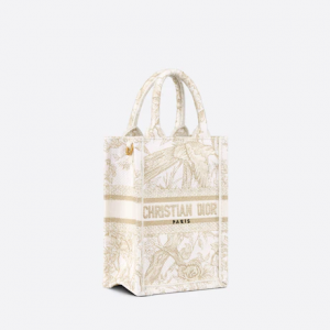 Mini Dior Book Tote Phone Bag  With (13 X 18 X 5 Cm)