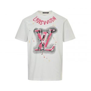 25ss graffiti logo print T-shirt - XL, White
