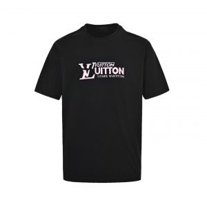 Pink lettering embossed T-shirt