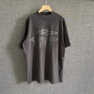 Heavy knitted crew neck short sleeves
