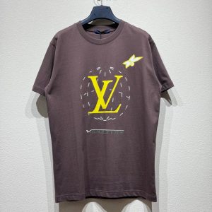 Beaded LOGO Short Sleeves - L