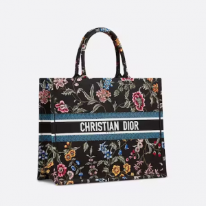 Large Dior Book Tote Black  Dior  (42 X 35 X 18.5 Cm)