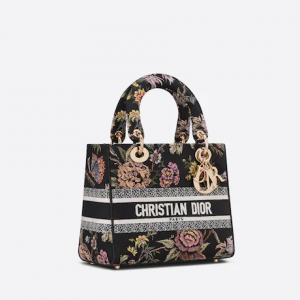 Lady D-Lite Bag Black  Dior