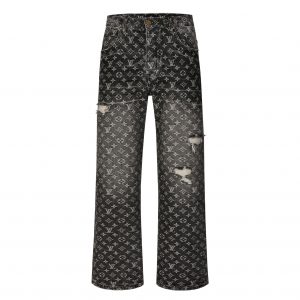 Personalized Printed Ripped Jeans - S