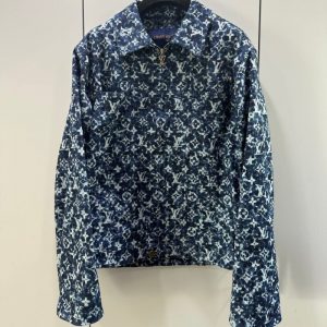 Classic full print denim jacket - L