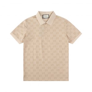 Knitted Silk Polo - S, Khaki