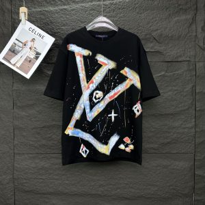New Graffiti Big Letter T-shirt - XL, Black