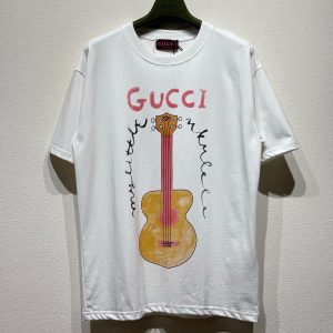 Guitar Print T-shirt