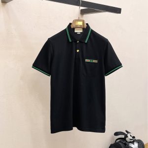 New short-sleeved lapel Polo - S, Black