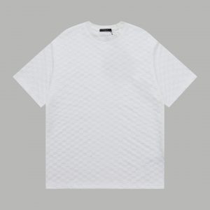 All-over jacquard mosaic T-shirt - S, White