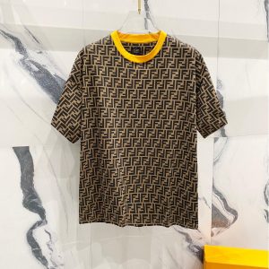 Printed lettering T-shirt - S, Khaki