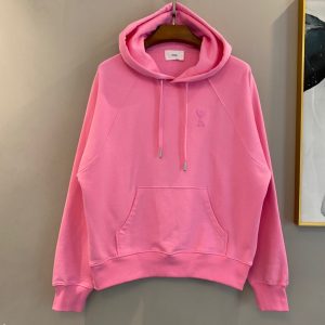 Heart Towel Embroidery Raglan Crewneck Sweatshirt