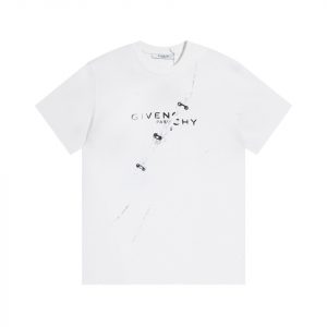 Visual dislocation letter T-shirt - XS, White