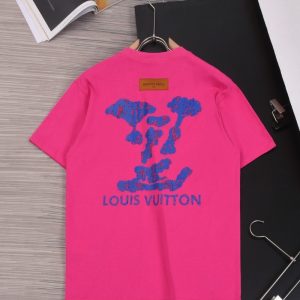 Summer new printed t-shirt - Pink, 2XL