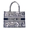 Christian Dior Canvas   Toile  Book Tote Blue