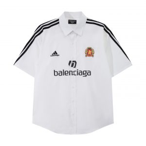Sports joint short-sleeved shirt - White, XL
