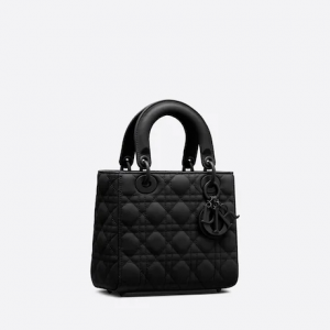 Small Lady Dior My  Bag Black  Calfskin