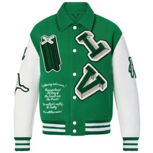Green Baseball Jacket - XL