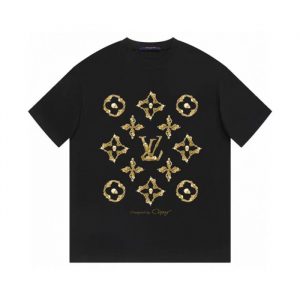 Classic logo print t-shirt - Gold, L