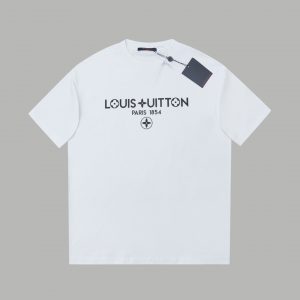 Simple letter printing t-shirt - White, L