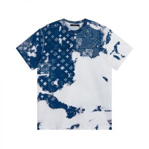 All-over tie-dye monogram print T-shirt - S