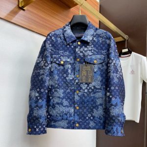 Jacquard Pattern Casual Jacket - XXL