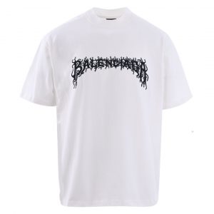 New Letter Embroidered T-shirt - XXL, White