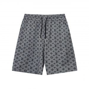 0319 Summer Jacquard Knitted Shorts - M, Grey