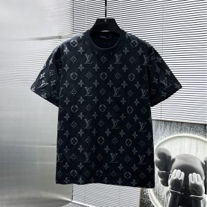 All-over foam print T-shirt - L, Black