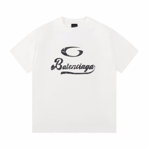 Classic letter print t-shirt - White, L
