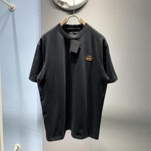 Black And White Knitted T-shirt - Black, L/50